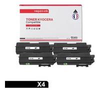 TONER TK1150 TK1150 Noir x 4 Compatible pour KYOCERA-NOPAN-INK Kyocera ECOSYS M 2135 dn Kyocera ECOSYS M 2635 dn Kyocera ECOSYS M 2635 dnw Kyocera ECOSYS M 2735 dw Kyocera ECOSYS P 2200 Series Kyocera