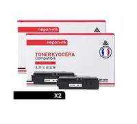 TONER TK120 TK120 Noir x 2 Compatible pour KYOCERA- Kyocera FS-1030 D Kyocera FS-1030 DN