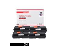 TONER TK170 TK170 Noir x 4 Compatible pour KYOCERA- Kyocera ECOSYS P 2100 Series Kyocera ECOSYS P 2135 d Kyocera ECOSYS P 2135 dn Kyocera FS-1320 D