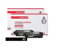 TONER TK5140K TK5140K Noir x 2 Compatible pour KYOCERA- Kyocera ECOSYS M 6030 cdn Kyocera ECOSYS M 6530 cdn Kyocera ECOSYS P 6130 cdn