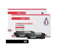 TONER TK5150K TK5150K Noir x 2 Compatible pour KYOCERA- Kyocera ECOSYS M 6035 cidn Kyocera ECOSYS M 6535 cidn Kyocera ECOSYS P 6035 cdn