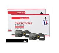 TONER TK5220K TK5220K Noir x 2 Compatible pour KYOCERA- Kyocera ECOSYS M 5521 cdn Kyocera ECOSYS M 5521 cdw Kyocera ECOSYS P 5021Kyocera ECOSYS P