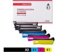 TONER TK560K TK560K Noir x2 + Cyan + Magenta + Jaune x 5 Compatible pour KYOCERA-NOPAN-INK Kyocera ECOSYS P 6030 cdn Kyocera FS-C 5300 DN Kyocera FS-C 5300 Series Kyocera FS-C 5350 DN G
