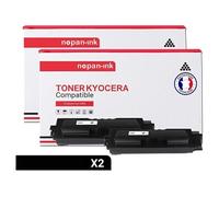 TONER TK580K TK580K Noir x 2 Compatible pour KYOCERA- Kyocera ECOSYS P 6021 cdn Kyocera FS-C 5150 DN