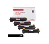 TONER TN 2420 TN2420 Noir x 4 Compatible pour Brother- Brother L-L2350DW L2310D L2357DW L2375DW L2370DN,Brother MFC-L2710DN L2710DW L2730DW