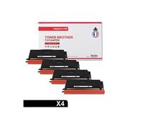 TONER TN 3170 TN3170 Noir x 4 Compatible pour Brother- Brother L-5240 5340DRT 5340D 5350DN 5370DW 5370DWT 5380DN 5140 5150D 5150DLT 5170DN 5130
