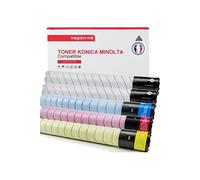 TONER TN-321 A33K150 (x2) + A33K450 + A33K350 + A33K250 Noir (x2) + Cyan + Magenta + Jaune x 5 Compatible pour KONICA MINOLTA- Konica Minolta Bizhub