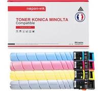 TONER TN-328 AAV8150 + AAV8450 + AAV8350 + AAV8250 Noir + Cyan + Magenta + Jaune x 4 Compatible pour KONICA MINOLTA-NOPAN-INK Konica Minolta Bizhub C300 i C250 i C360 i