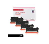 TONER TN 3330 TN3330 Noir x 4 Compatible pour Brother- Brother L-5440D 5450DN 5450DNT 6180DW 6180DWT 5470DW 5470DWT, MFC-8510DN 8520DN 8710DW 8810DW