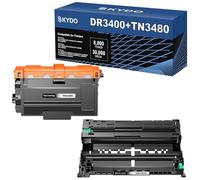 Toner TN 3480 + Tambour DR 3400 Compatible avec Brother TN-3480 DR-3400 pour Brother MFC-L5750DW MFC-L5700DN MFC-L6800DW MFC-L6900DW HL-L5200DW HL-L6200DW HL-L6250DN HL-L6300DW HL-L6400DW DCP-L6600DW