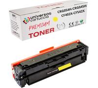 Toner universel compatible avec Canon CRG-054H et CRG-045H et toner universel compatible avec HP CF402X CF402A - CF542X CF542A haute capacité (YELLLOW)