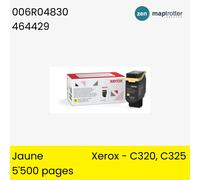 Toner - Xerox - 006R04830 - Toner jaune, produit d'origine, 5 500 pages, pour C320, C325