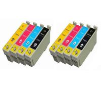 Tonercenter24 - 2 x Compatible Cartouche Encre Set pour Epson Expression Home XP 30/ 102/ 202/ 205/ 302/ 305/ 402/ 405