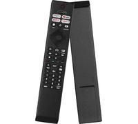 ToneRiso BRC0984501 Télécommande de rechange compatible avec Philips LCD LED Smart TV série 7900 398GR10B avec boutons RakutenTV Netflix, SM24031302M