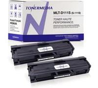 TONERMEDIA - x2 Toner Samsung MLT-D111S compatibles (2 Noir) G