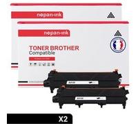 TONERMEDIA - x2 Toners BROTHER TN-2120 compatibles G