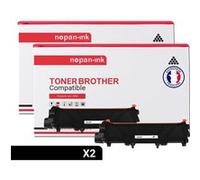 TONERMEDIA - x2 Toners BROTHER TN-2320 compatibles G