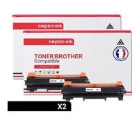 TONERMEDIA - x2 Toners BROTHER TN-2410 compatibles G