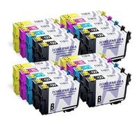 TONERMEDIA - x20 cartouches Epson 18XL compatibles (8 Noir, 4 Cyan, 4 Magenta, 4 Jaune) Noir G