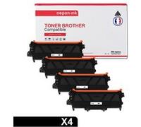 TONERMEDIA - x4 Toners BROTHER TN-2220 compatibles G