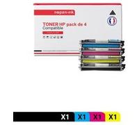 - x4 Toners HP CE310A 126A + CE311A 126
