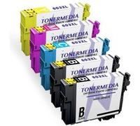 TONERMEDIA - x5 cartouches Epson 603 XL compatibles (2 Noir, 1 Cyan, 1 Magenta, 1 Jaune)