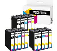 TONERPACK 15 Cartouches d'encre pour Epson 603XL Remplacement Compatibles 603 XL pour Epson Expression Home XP-3100 XP-4100 XP-2100 XP-2105 XP-3105 XP-4105 Workforce WF-2810 WF-2830 WF-2835 (Pack 15)