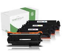 Tonerversum Toner compatible avec HP 201X 201A CF400X CF400A pour HP M277dw M277n M252dw M277 M274n M252n M252 M277c6 CF401X CF402X CF403X CF401A CF402A (Noir Cyan Jaune magenta, lot de 4)
