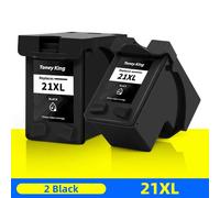 Toney King-Cartouche D'Encre Compatible Pour Hp, 21, 22 Xl, Pour Garden 21, 22, Pour Deskjet F2180, F2200, F2280, F4180, F300, F380, D2300