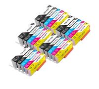 Toney King - Lot de 15 Cartouches d'encre compatibles avec PGI570 CLI571, Compatible avec TS8050, TS8051, TS8052, TS8053, MG6800, MG5700, TS5055, TS9050(PGI570 5SET)