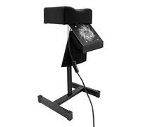 TONFEION Tabouret de pédicure, avec aspiration, mobile, hauteur réglable de 48 à 68 cm, 2800 tr/min, 220 V 22 W, repose-pieds pour salon, spa et salon de manucure, noir