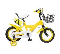TONFEION Vélo pour enfant de 12 pouces avec roues stabilisatrices et panier, vélo pour garçons et filles à partir de 2 à 4 ans, vélo pour enfants filles capacité de charge 80 kg, hauteur réglable