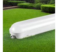 Tonffi Néon LED 60cm, Réglette LED IP65 Connectable 18W [2250LM, 6000K Blanc Froid] - Luminaire Étanche Tube Lampe pour Garage, Cave, Atelier, Entrepôt