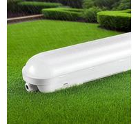 Tonffi Pièce Néon LED 150cm, Réglette LED IP65 Connectable 60W [7500LM, 4000K Naturel Blanc] - Luminaire Étanche Tube Lampe pour Garage, Cave, Atelier, Entrepôt