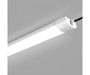 Tonffi Reglette Tube LED 120CM 36W, 3600LM Barre Luminaire Plafonnier LED Extérieur/Intérieur, Lampe Fluorescent Eclairage Étanche IP65 Blanc Neutre 4000K-4500K
