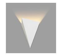 TONFON Applique Murale de Chevet Blanche en Forme d'éventail, Lampe Murale décorative en métal LED, Lampe Murale Minimaliste Moderne for Chambre à Coucher, Salon, Couloir, escaliers, Restaurant