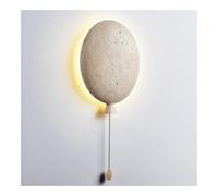 TONFON Applique Murale LED d'intérieur Nordique en travertin Jaune, Lanterne Murale créative for Chambre à Coucher, Salon, Bureau, Salle à Manger, Couloir, escaliers, Restaurant