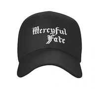 TONFON Casquette de Baseball Hiphop Sun Hat Mercyful Fate Transparent White Cap Casquette de Baseball Streetwear Chapeaux pour Femmes Snapback pour Hommes Cadeaux d'anniversaire réglables