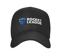 TONFON Casquette de Baseball Hiphop Sun Hat Rocket League Black Logo Cap Casquette de Baseball Casquettes de pêche Femmes Chapeaux pour Hommes Mode pour Hommes Écran Solaire Casquette de Golf