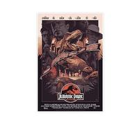 TONFON Jurassic Park - Poster sur toile classique - Motif dinosaure - Décoration murale - Pour chambre à coucher, bureau, chambre - Cadeau sans cadre - 60 x 90 cm