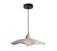 TONFON Lustre japonais rétro en forme de fleur de ciment, lampe suspendue à hauteur réglable for cuisine, îlot, entrée, salle à manger, salle d'étude, salon, chambre à coucher, bar