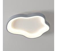 TONFON Plafonnier LED Moderne et Tendance, éclairage d'ambiance, variateur Tricolore, luminaire for Salon, Chambre, Salle à Manger, Cuisine, Bureau, Couloir(A Gray,50cm)