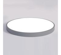 TONFON Plafonnier LED ultra-fin Macaron, design rond et tendance, intensité variable tricolore, luminaire décoratif de plafond for salon, chambre, salle à manger, cuisine, bureau, couloir(A Gray,40cm)