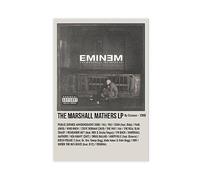 TONFON Poster mural sur toile The Marshall Mathers LP 2000 pour dortoir, chambre à coucher, décoration murale, décoration de chambre, bureau, chambre, cadeau, sans cadre, 30 x 45 cm