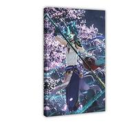 TONFON Poster sur toile représentant le personnage de Xiao dans Genshin Impact Dortoir Chambre Art Déco Décoration murale pour salon, chambre à coucher, décoration de style cadre, 30 x 45 cm