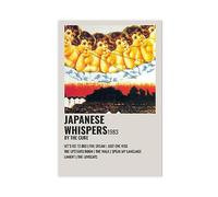 TONFON The Poster & Cure Japanese Whispers 1983 Poster sur toile pour décoration murale pour salon, chambre à coucher, style sans cadre, 40 x 60 cm