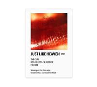 TONFON The Poster & Cure Just Like Heaven 1987 - Impression sur toile pour salon, chambre à coucher, sans cadre, 30 x 45 cm