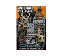TONFON Wu-Tang Poster & Cla Accor Arena, Paris le 7 juin 2023 - Décoration murale sur toile - Pour chambre à coucher, bureau, chambre, cadeau - Sans cadre - 40 x 60 cm
