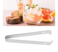 Tong à cocktail Sustvita, aliment en acier inoxydable Tong avec une conception mince pour les glaçons et l'utilisation de la pince aux cubes de sucre dans les et les maisons (Réflexion miroir)