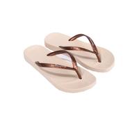 Tong anatomique Ipanema beige/cooper pour femme - Confort exceptionnel 39